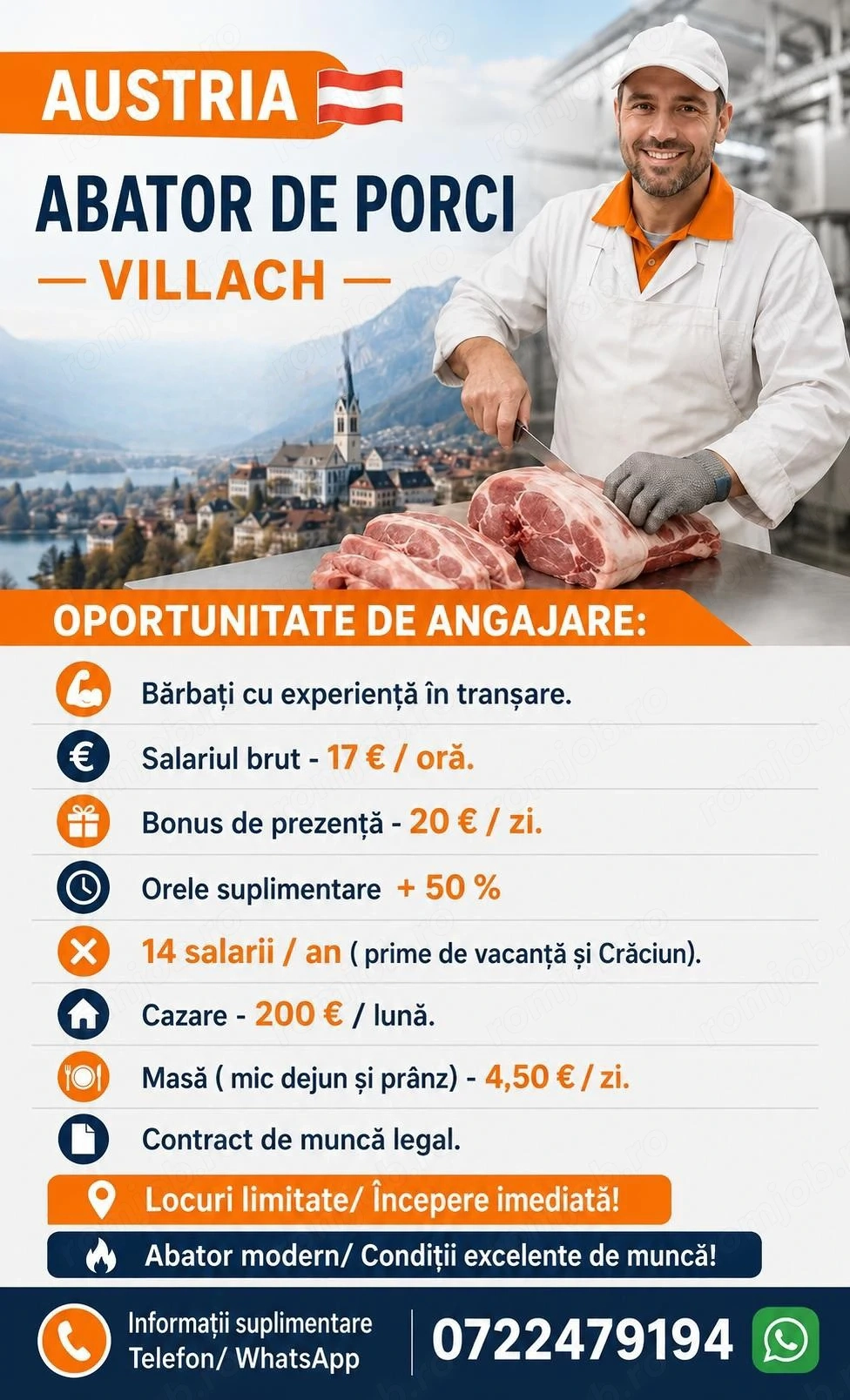 AUSTRIA  - Abator porc  - Villach  ! 
