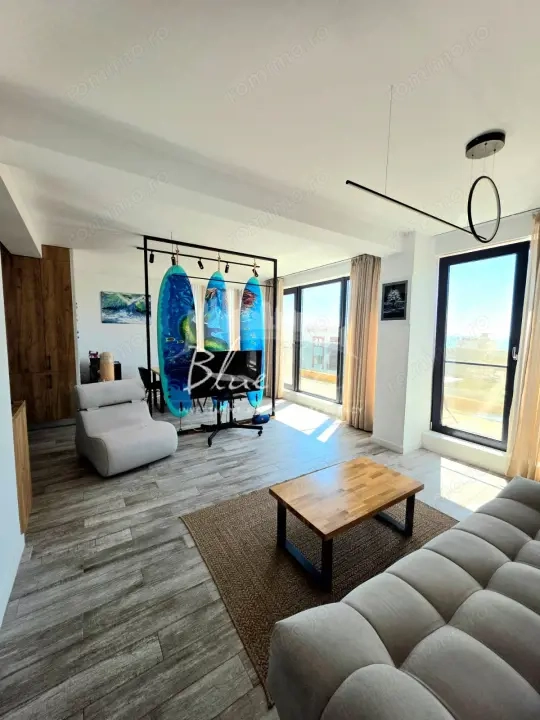Mamaia Nord- Apartament 3 camere, complet mobilat, langa mare