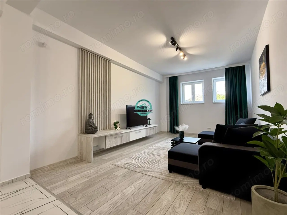 Apartament cu 2 camere de vanzare, mobilat si utilat, bloc nou, 70 mp utili, in Centru