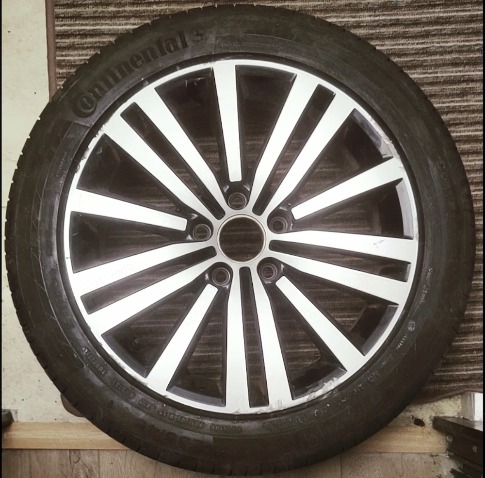 Convenabil janta cu anvelopa Continental Contisportcontact 5 Volkswagen Passat R17