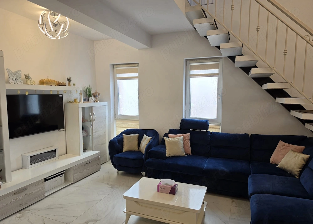 Penthouse 3 camere, 2 băi, 2 parcări, 91,2 mp, Giroc | 650 EUR