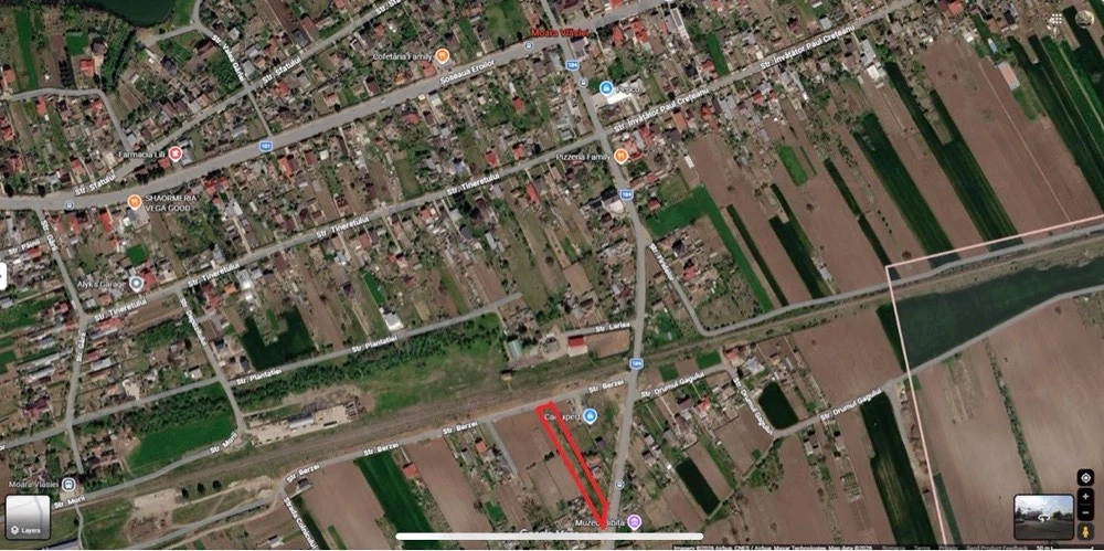 Teren intravilan premium 2248 mp Moara Vlasiei | Utilitati | Asfalt | STB