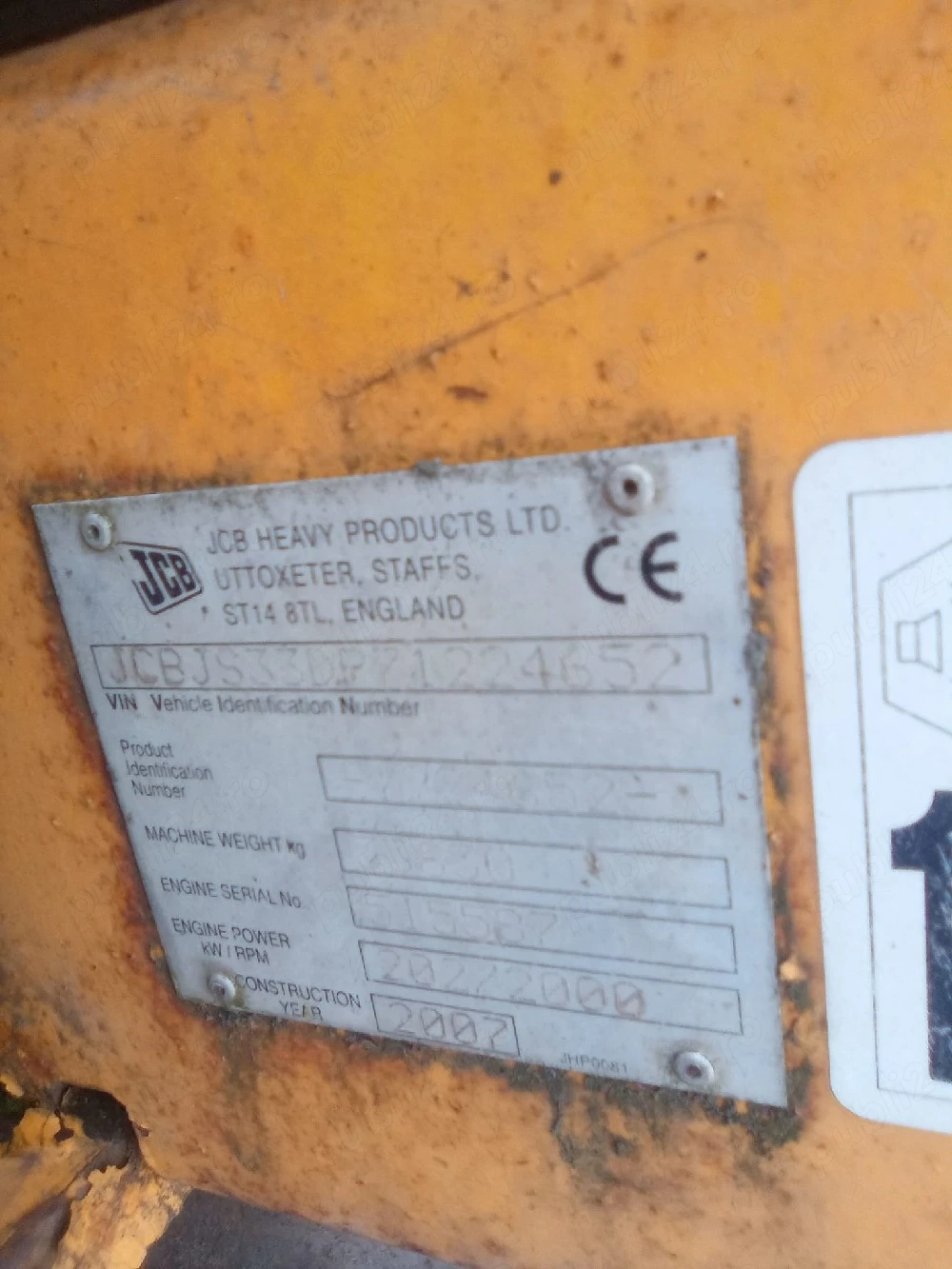 JCB JS330   Excavator pe șenile