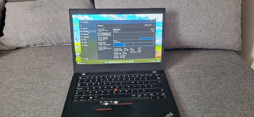 Vând Laptop Lenovo L14 i5-1135G7 256Gb 16gb