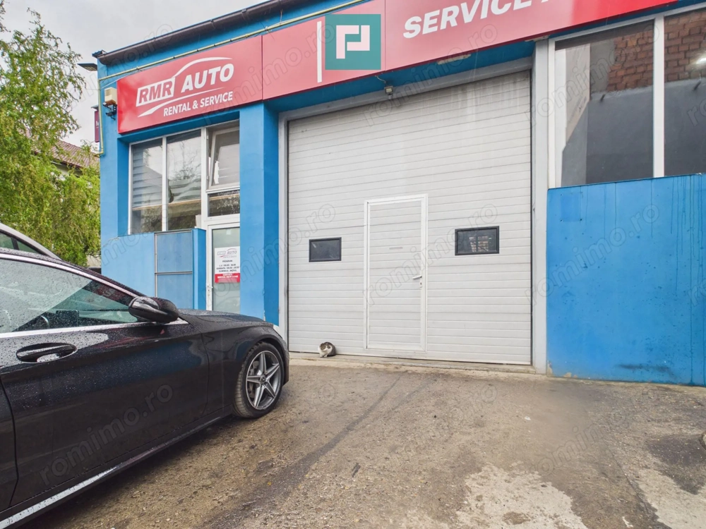 HALĂ INDUSTRIALĂ + SERVICE AUTO COMPLET ECHIPAT