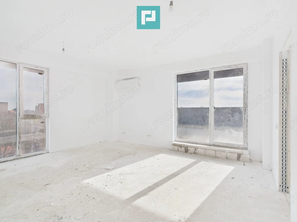 Apartament 3 camere, terasă 29 mp, gata de mutare