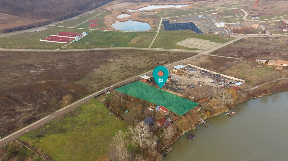 Teren intravilan 2.600 mp pe Malul Mureșului Alfa