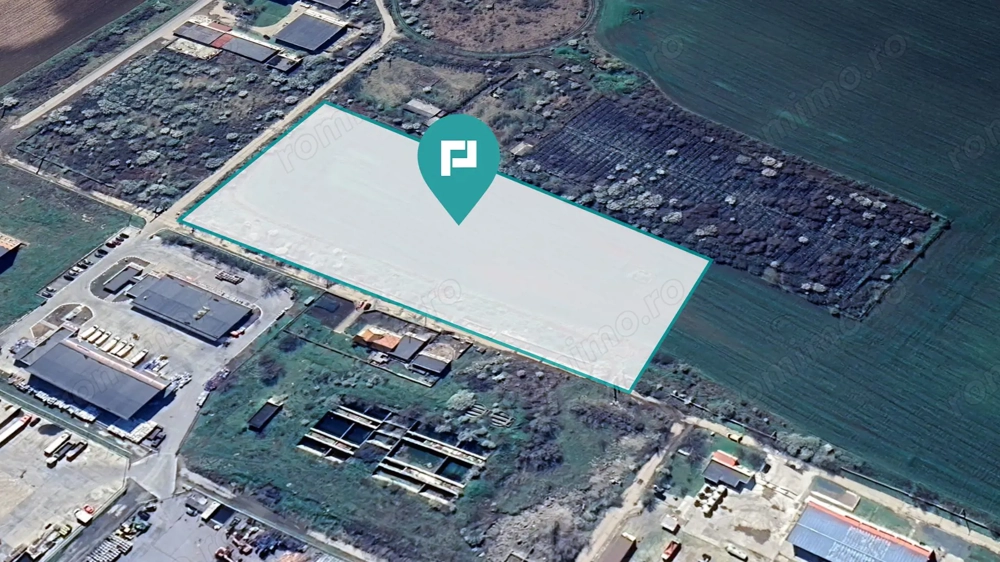 Teren intravilan 2,15 ha cu destinație industrială