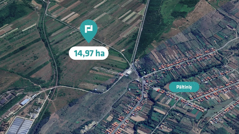 Teren extravilan agricol 15 ha lângă Caransebeș