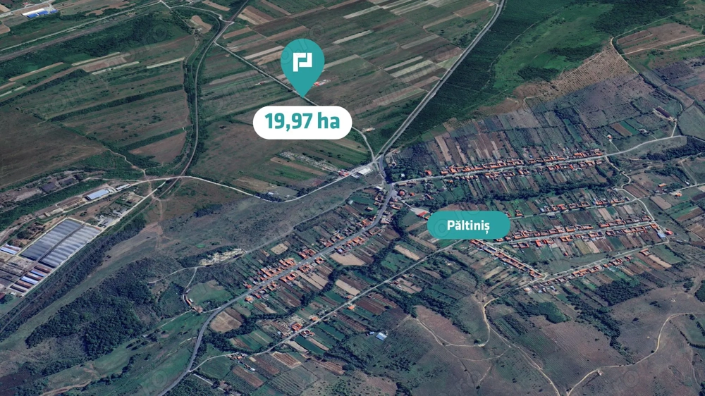 Teren extravilan agricol de 20 ha lângă Caransebes