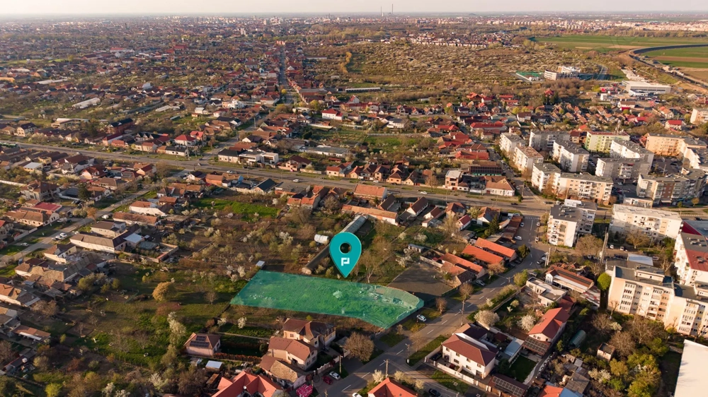 Teren intravilan 1811 mp in Aradul nou