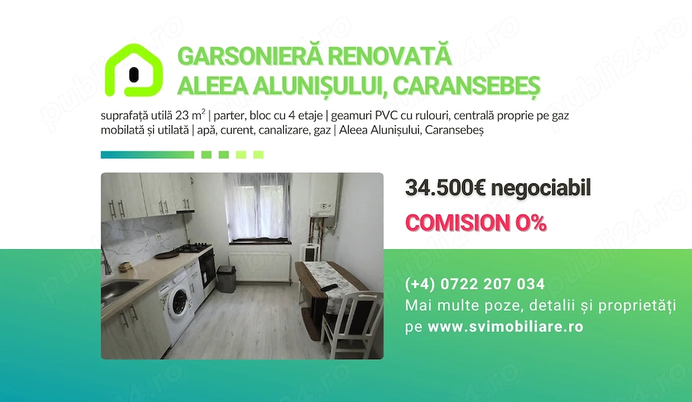 Comision 0 - Garsoniera renovata, Aleea Alunisului