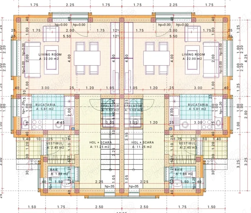 Duplex Mosnita Veche, 90mp utili