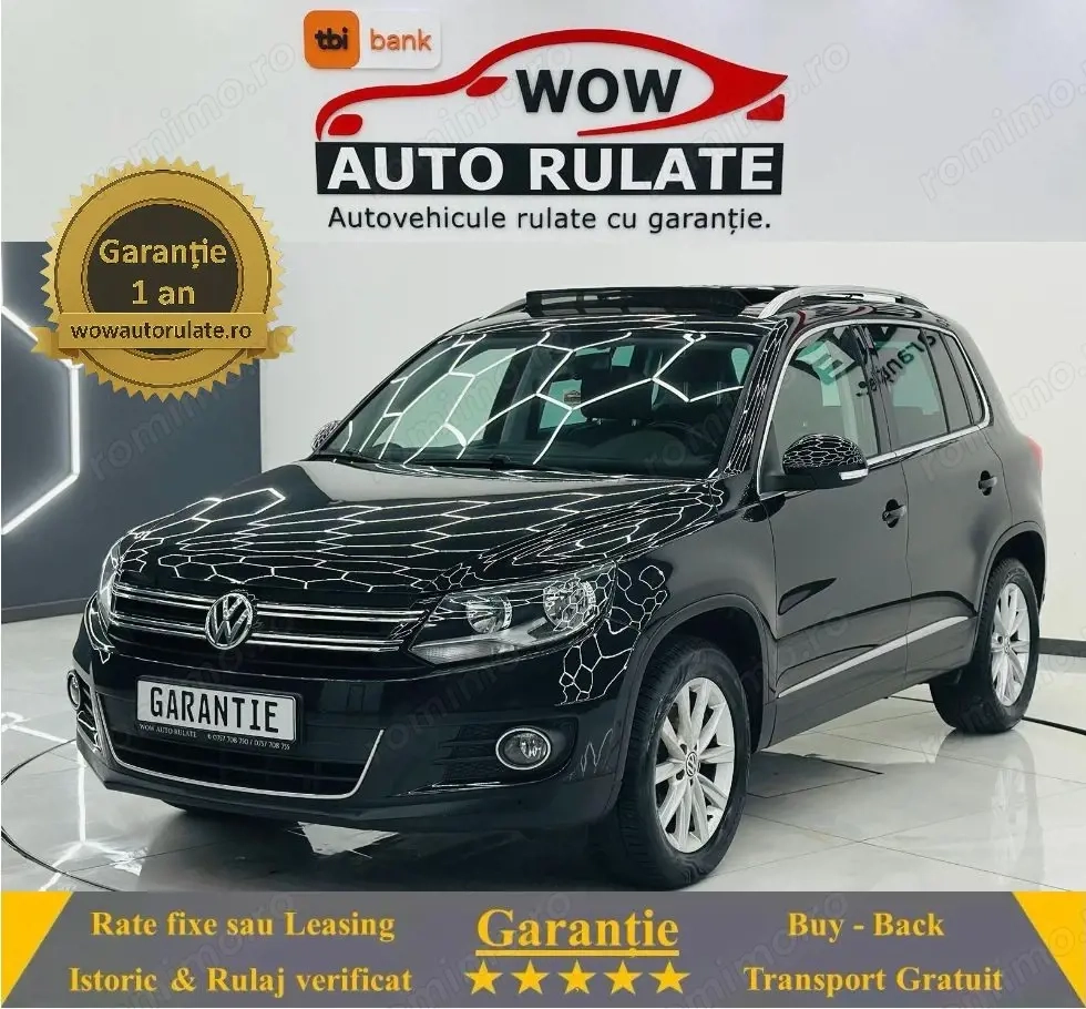 VOLKSWAGEN TIGUAN 2.0 TDI DPF BlueMotion Technology Sport & Style Garantie 12 Luni Rate Avans 0 Doar