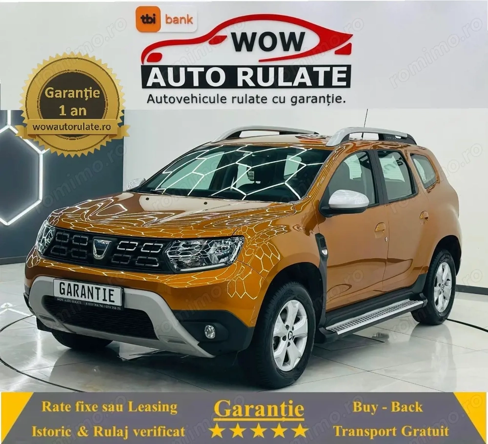 DACIA DUSTER 2021  1.5D E6 Garantie 12 Luni Rate Avans 0 Doar Cu Buletinul
