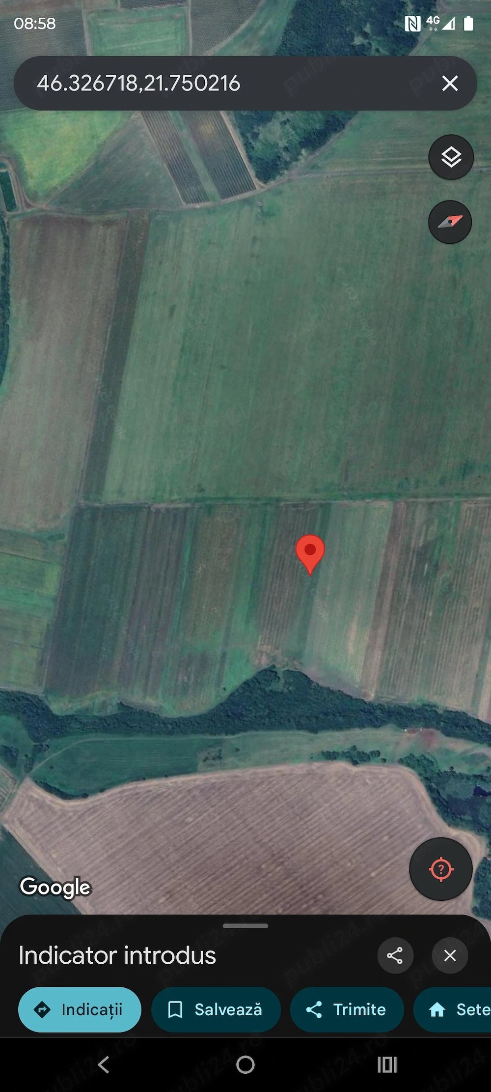 Teren extravilan 3,44 hectare