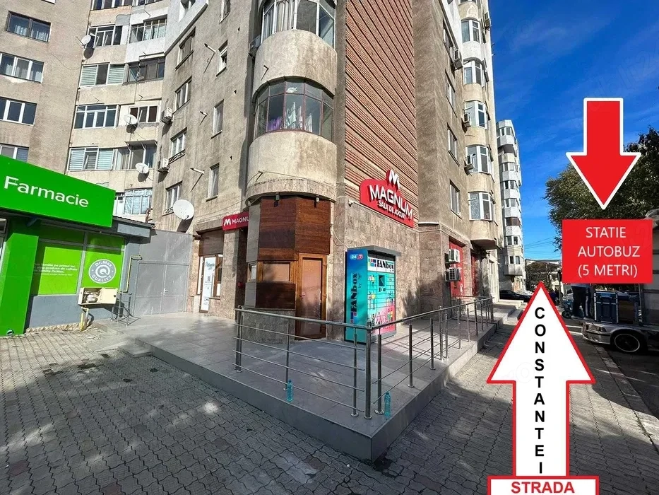 Spatiu comercial pozitionat ultracentral in localitatea Navodari