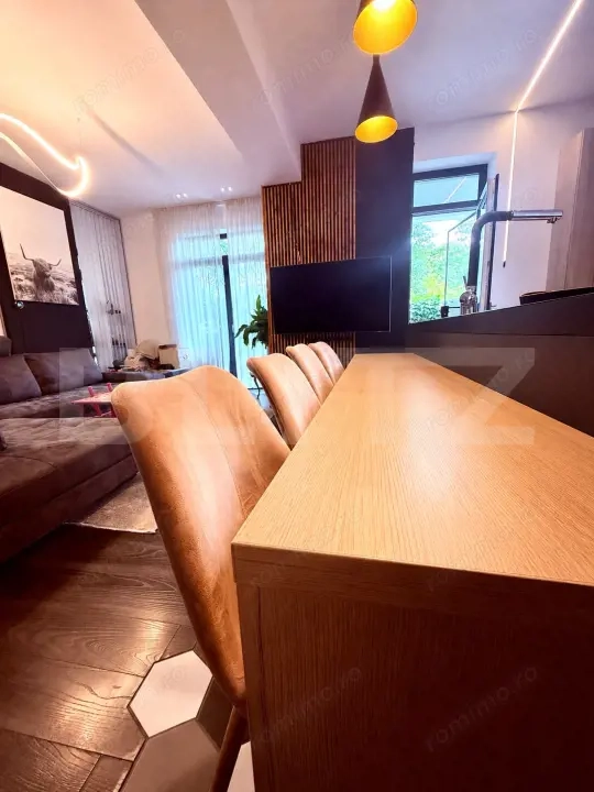 Apartament de lux cu grădină proprie 80 mp – 3 camere, zona Florilor, Brașov