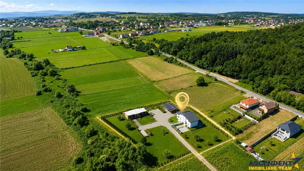 Casa noua, moderna, P + 1E, langa padure, Voiniceni, 6km de Targu Mures.