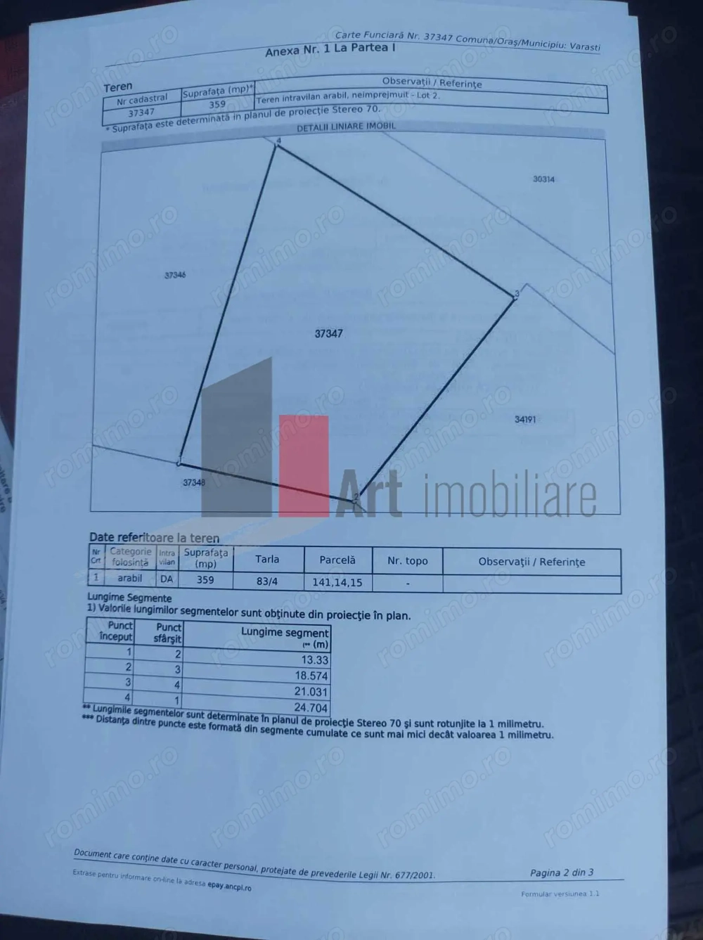 Vânzare 2 loturi de casă Dobreni Giurgiu