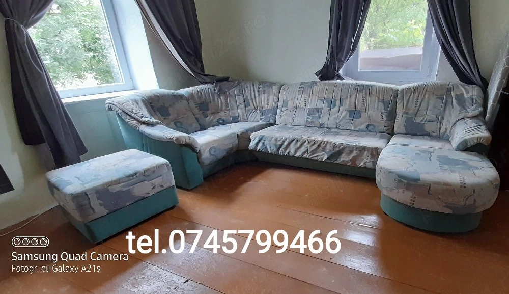 Vând colțar mare, extensibil, curat, stare buna,preț 750 lei, Tel. 