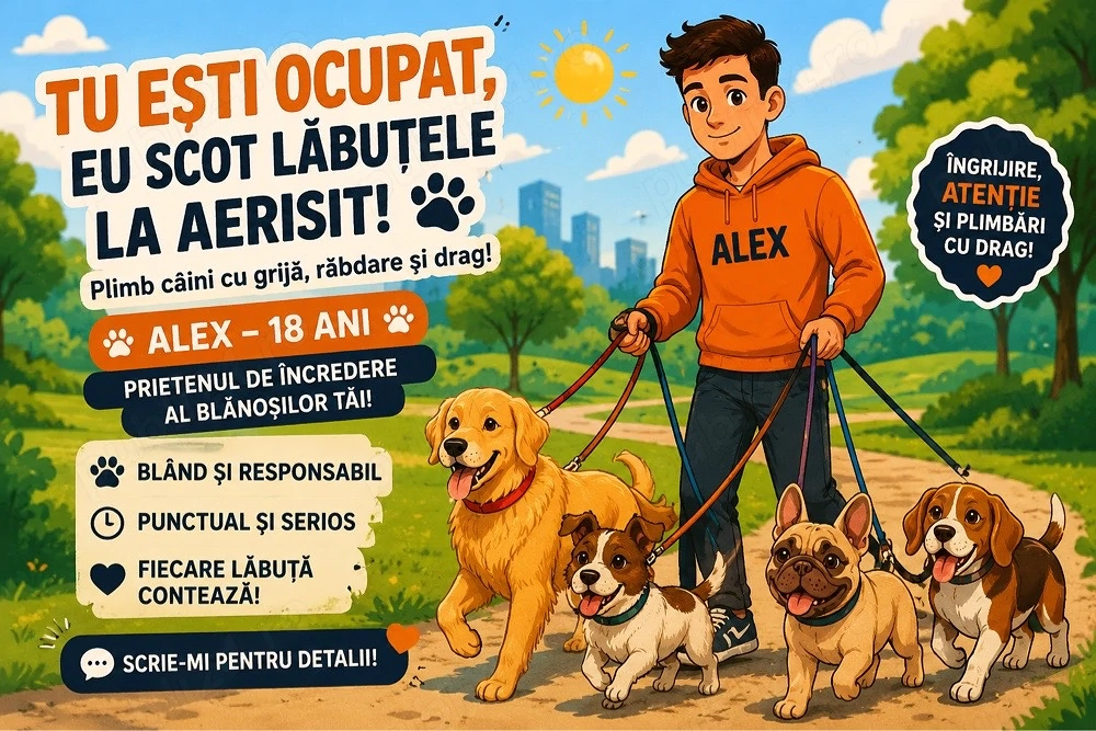 Plimb animale (caini,pisici)