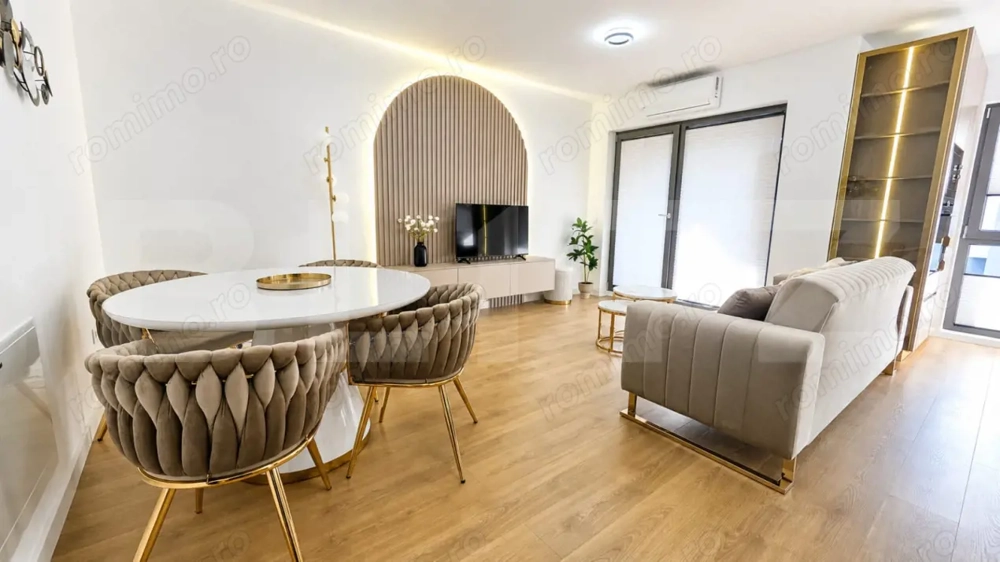 Apartament modern cu 3 camere, 65 mp, parcare subterană, Calea Moldovei