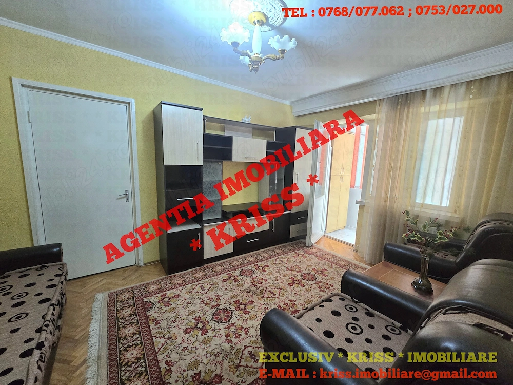 Ofertă! Apartament 2 Camere GĂVANA 2 Semidecomandat Etaj 1 Liber Mobilat Și Utilat Complet ! 