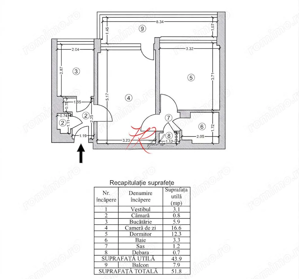 Vanzare apartament 2 camere Parcul Circului