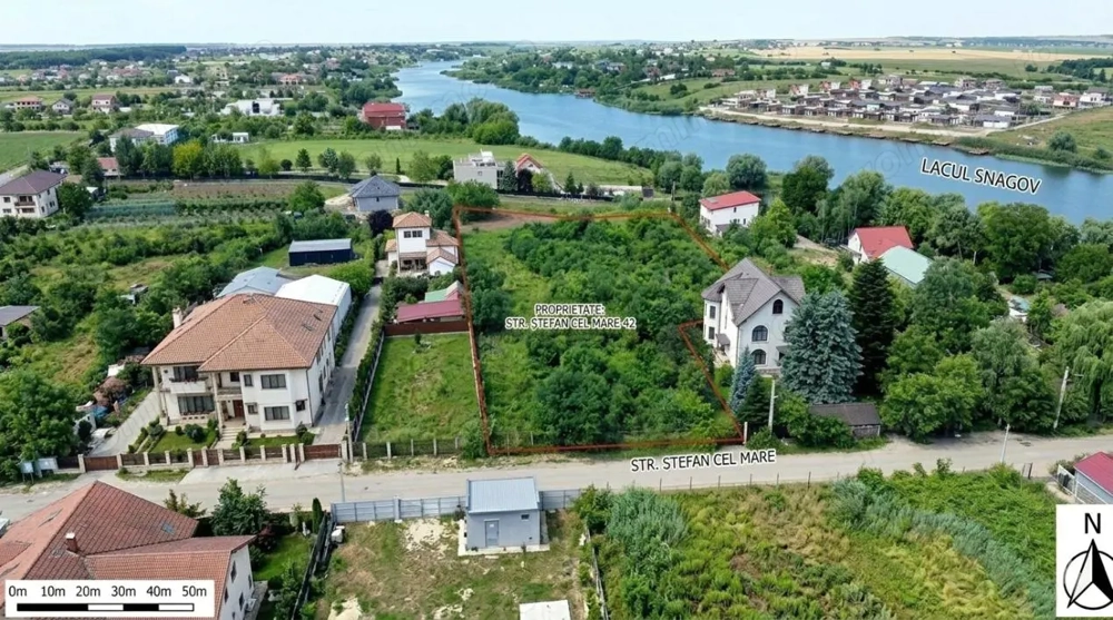 Oportunitate Premium | Teren rezidențial cu deschidere la lac în Snagov