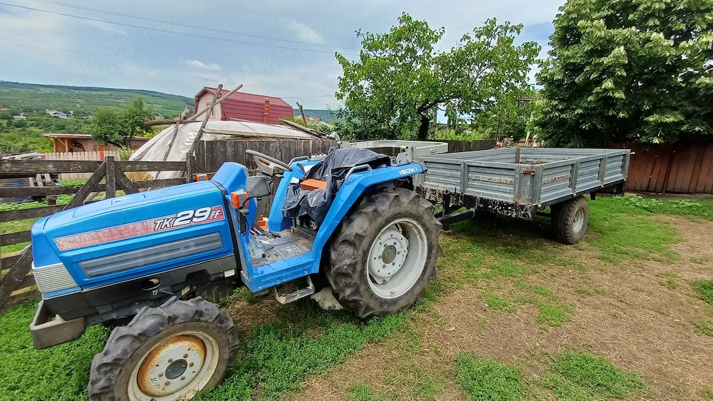 Tractor Iseki + Remorca