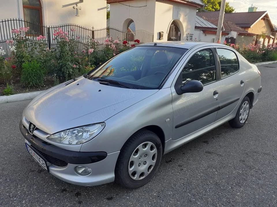 pejo 206 motor 1.4 benzina fab 2007   km 75.000 reali   acte la zi fiscal