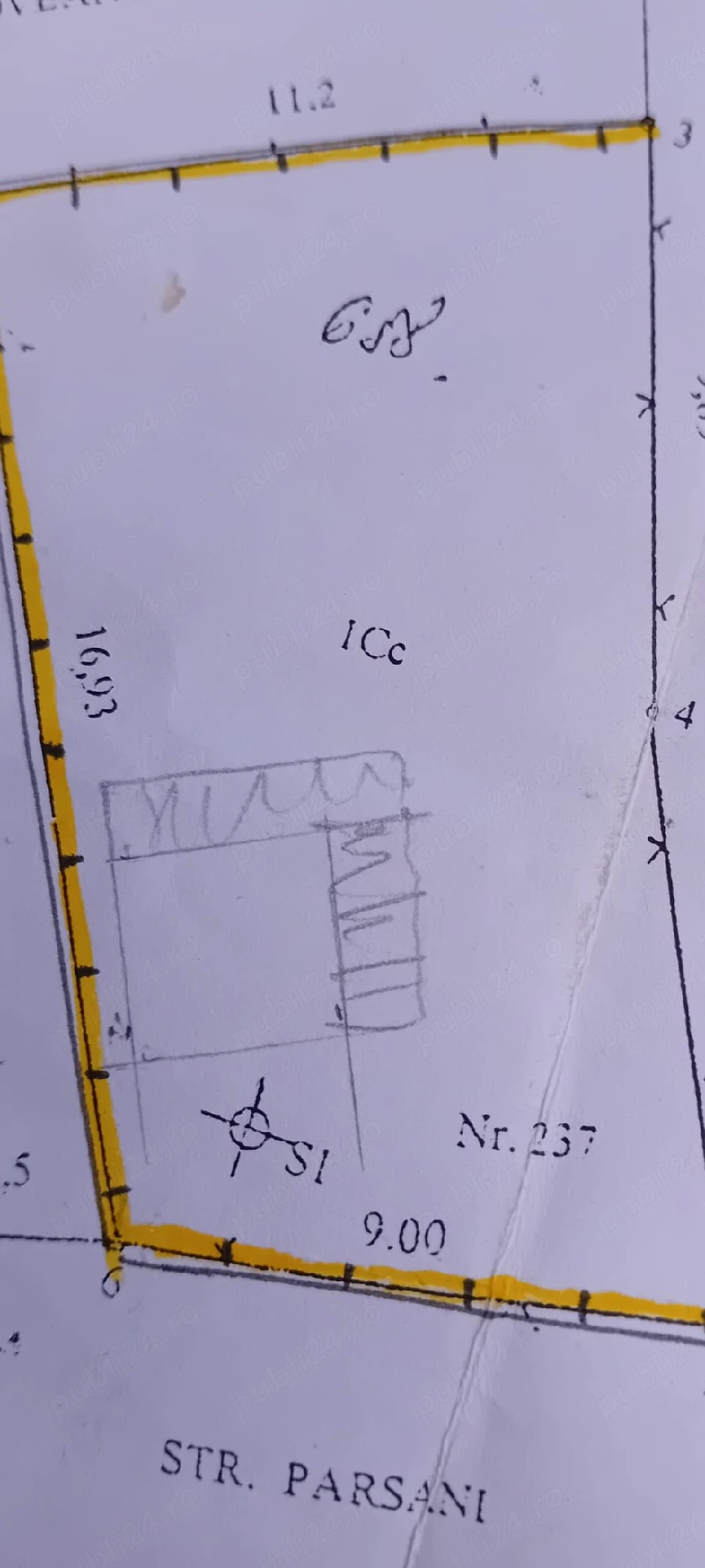 Teren intravilan 184 mp Bănești (lângă Câmpina)   zona Pârșani   Utilități la poartă