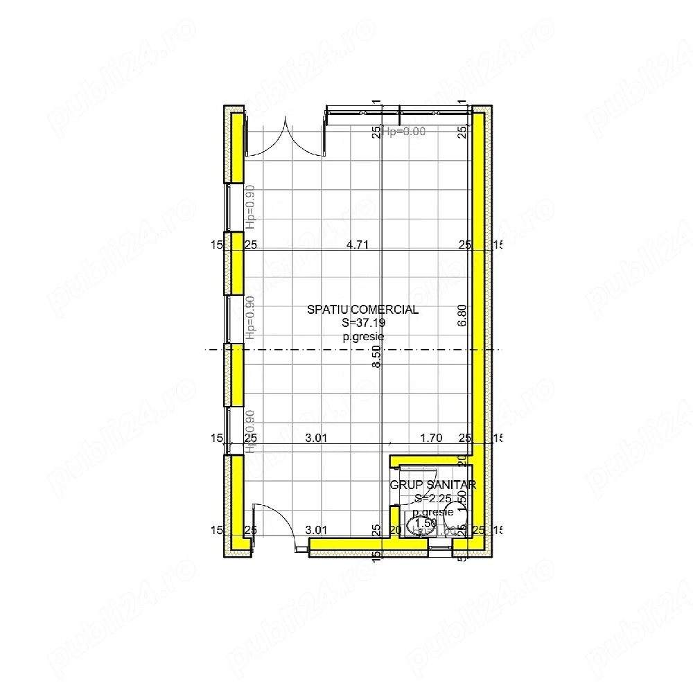 Spatiu comercial, 35mp, Targu Jiu, str. Livezi