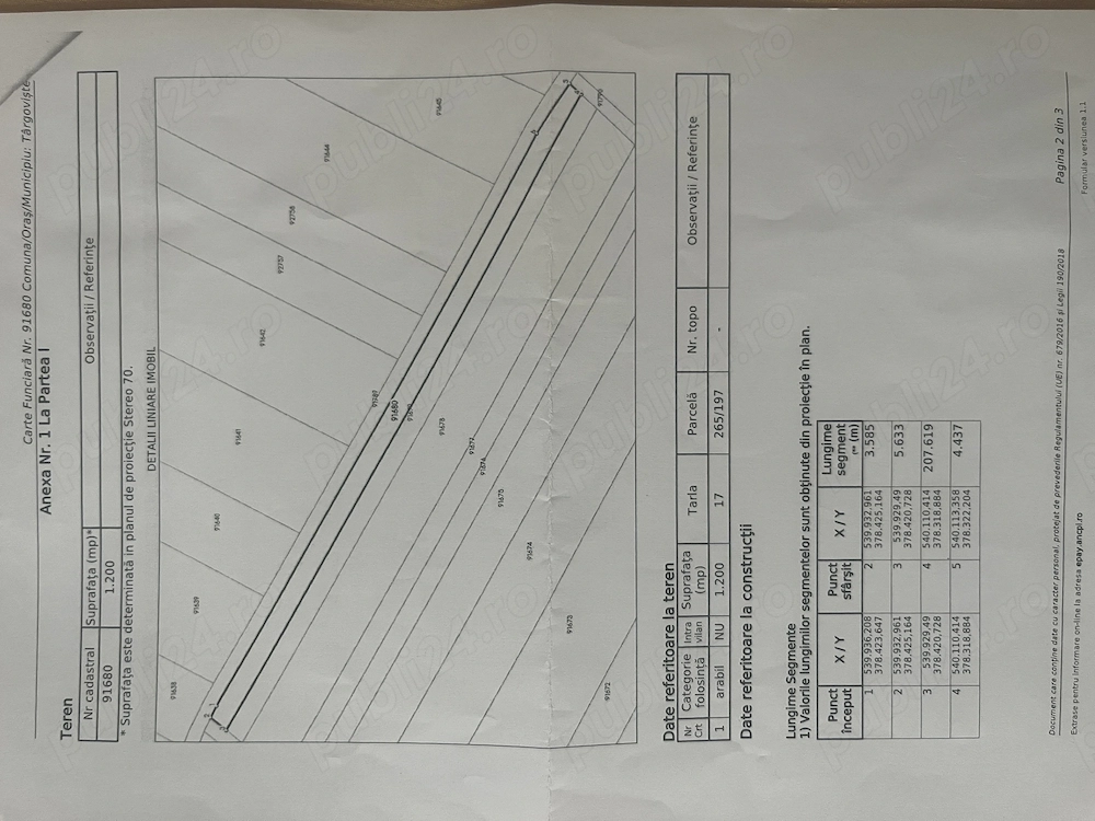 Vând teren 1200 m2 Sagricom