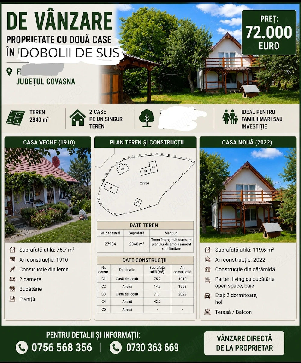 Casă de vânzare 