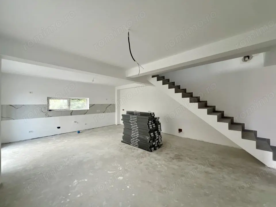 Duplex 4 camere, 100mp utili +12mp terasa, pozitie excelenta -Giroc 