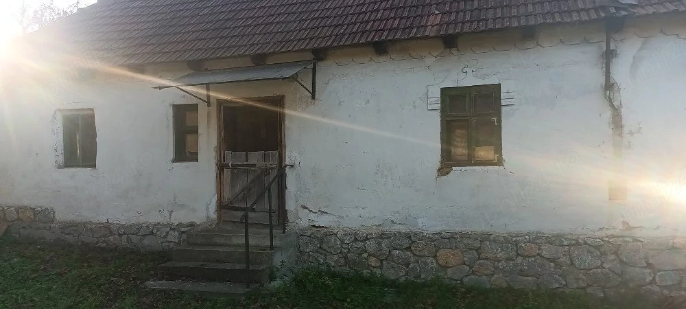 De vânzare casa cu 7000mp teren apa de la retea curent electric si izvor an curte 