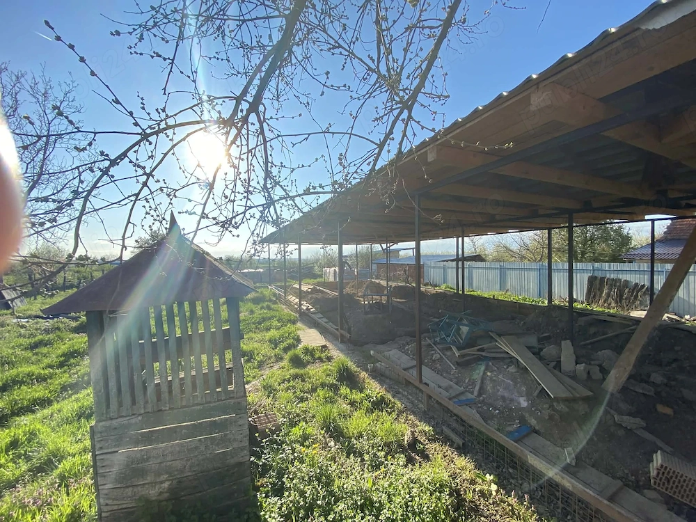 Teren de vânzare Sititelec, Bihor   aprox. 2.100 mp, construcție începută