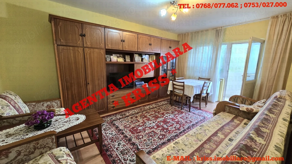 Apartament 3 Camere BIBESCU - VODĂ Confort 1 Decomandat Etaj 3 Mobilat Și Utilat 71 Mp.