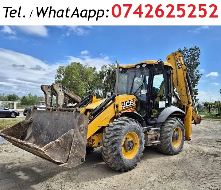 Buldoexcavator JCB 3CX an 2013, AC, cupa multifunctionala cupa excavare, testatat tehnic, stare buna