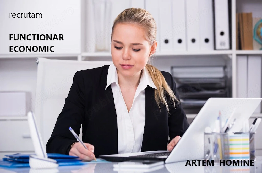 Recrutam  functionar  economic 