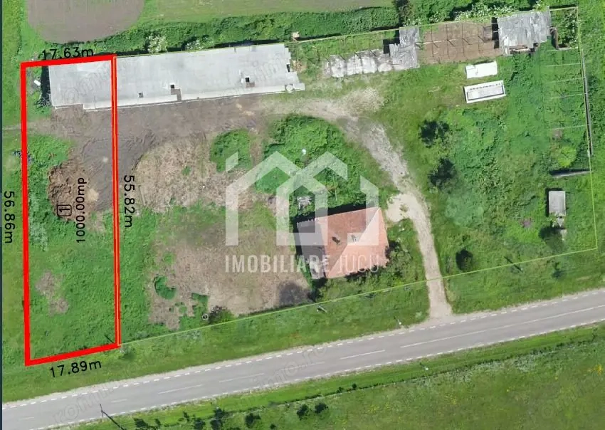 Parcela construibila - Teren Intravilan 1000mp - Jucu de Sus