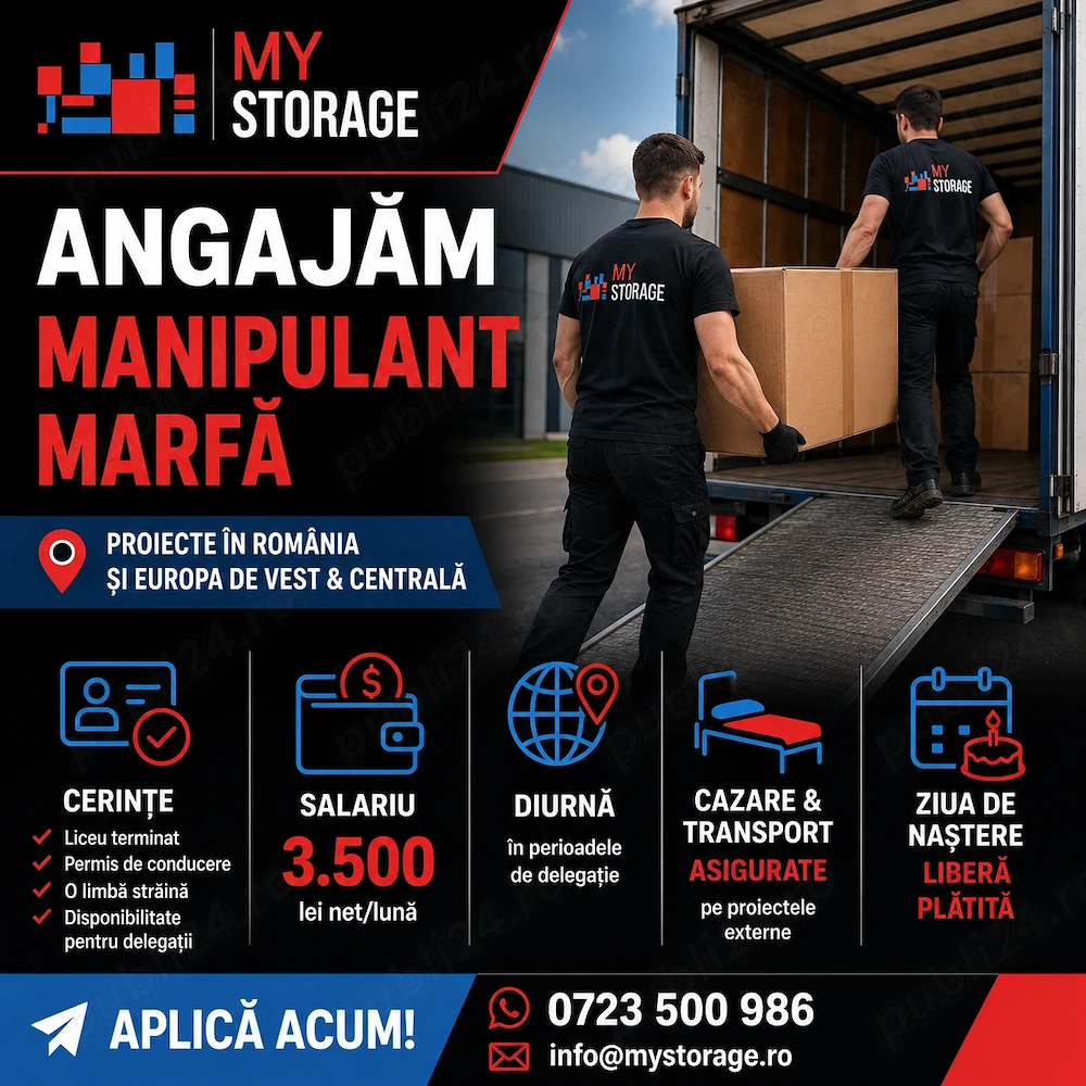 Manipulant Marfă cu delegații externe   Europa de Vest și Centrală