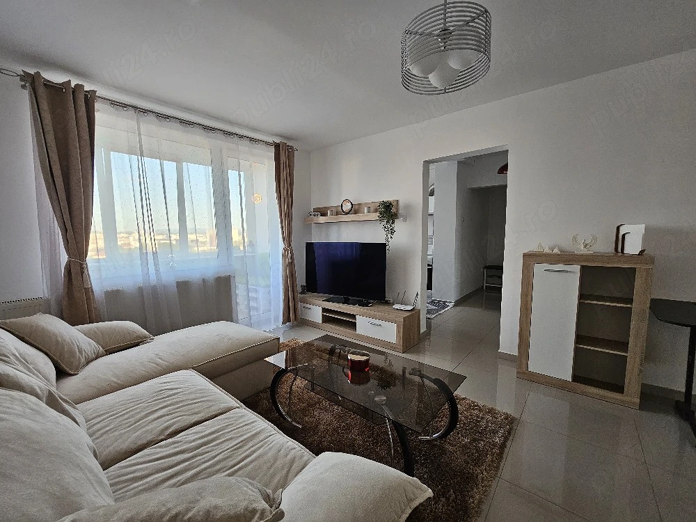 Inchiriez apartament în regim hotelier, cu 2 camere, in apropiere de Vivo si spitalul TBC, etajul 10