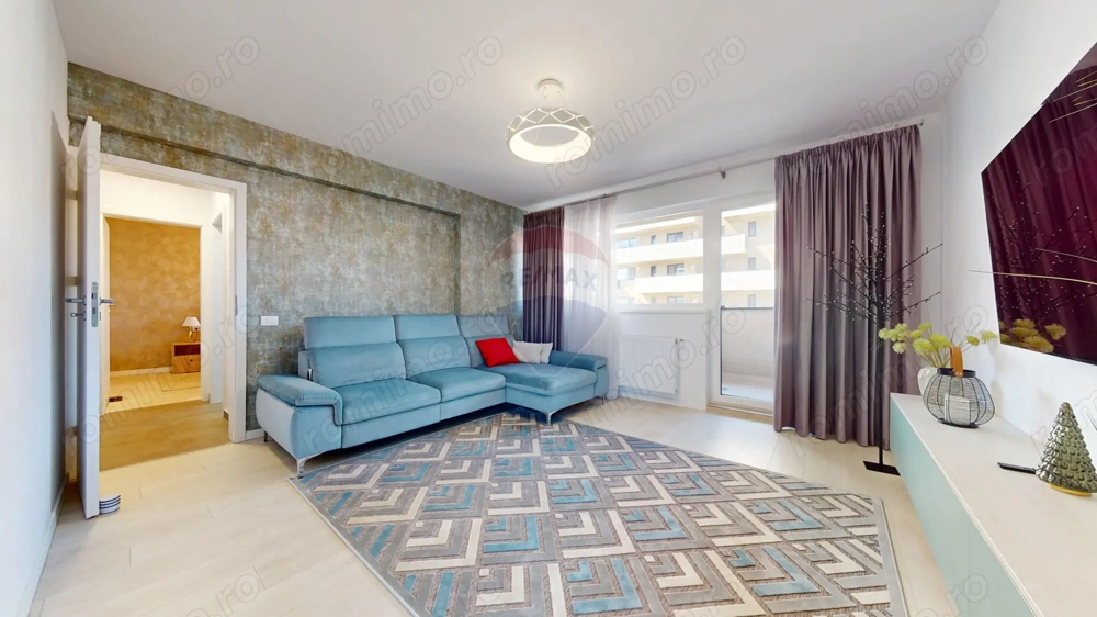Apartament cu 2 camere PRIMA INCHIRIERE în Noua 1, 2 locuri de parcare