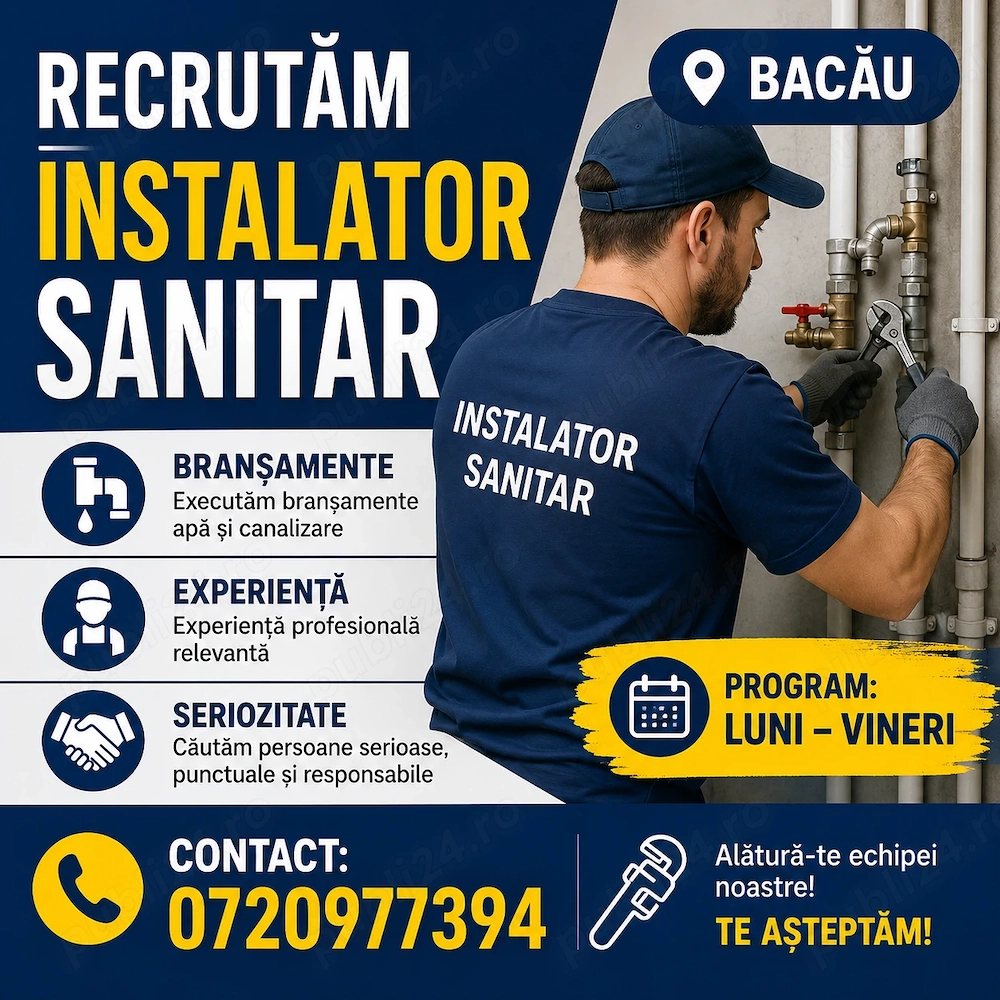 Instalator Sanitar - Bransamente