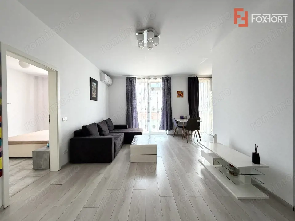 Apartament cu 2 camere de inchiriat, loc de parcare, in Dumbravita 