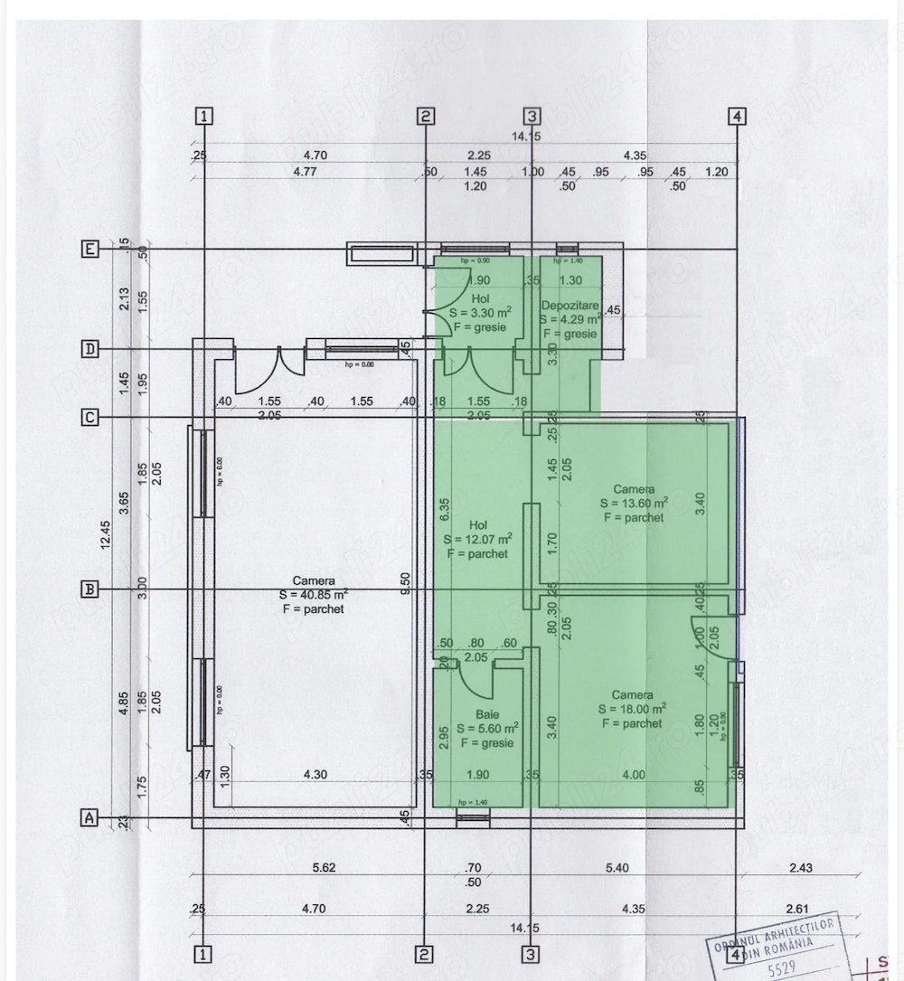 Inchiriez spatiu comercial 60 mp Lipovei colt cu Borzesti