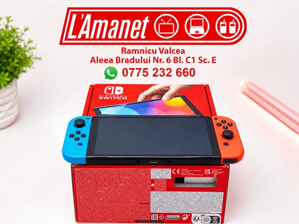 Consola Gaming Portabila Nintendo Switch OLED FullBox